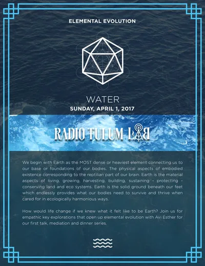 Water — Elemental Evolution